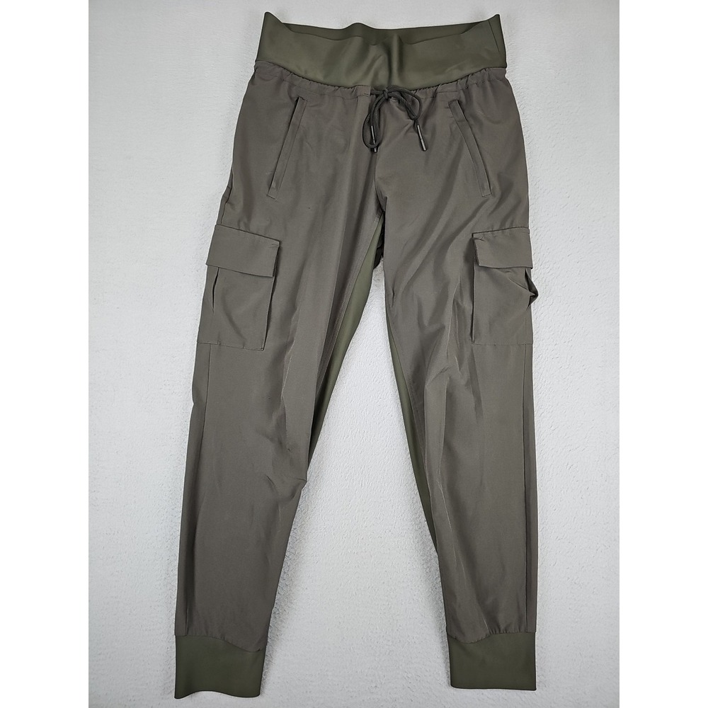 Athleta Sutton Jogger Cargo Pants Size 4 Arbor Green Lightweight 405713‎